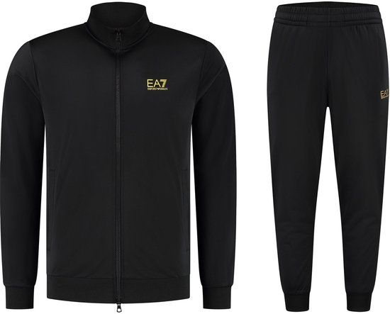 EA7 Emporio Armani EA7 Trainingspak Heren Zwart - Goud Maat S