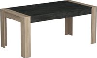 CBA Eettafel Shane 170 x 90 cm - Kronberg eik/Sidewalk zwart