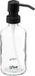 5five Zeeppompje/dispenser - glas - transparant - 250 ml - navulbaar