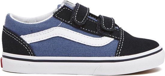 Vans Old Skool V Td Sneakers - Blauw - Maat 20 - Jongens