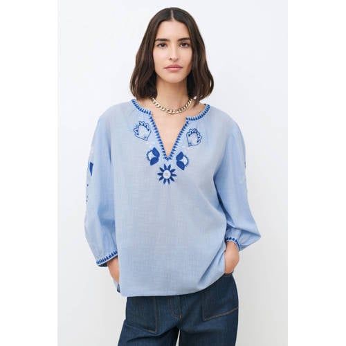 Caroll Blauwe Blousetop