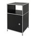 floordirekt Concept Epure Staal Bijzettafel 400 x 400 x 650 mm Zwart
