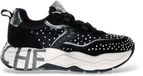 Voile Blanche Leren Club105 sneakers Zwart