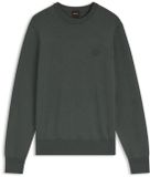 Hugo Boss Heren Pullover Katoen OPEN GREEN XL