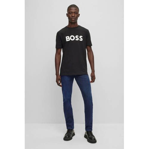 BOSS Delaware Slim Fit Jeans - Navy