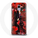 Maniacase Hoesje voor Samsung Galaxy A8 2018 Itachi Uchiwa Naruto Anime