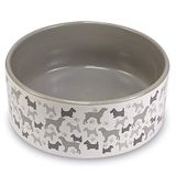 Arquivet Voerbak of drinkbak van keramiek voor honden en katten, antislip, voederbak voor huisdieren, voederbak voor honden en katten, 15 cm