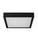 Brumberg 60108183 Wandlamp Zwart Vierkant Acryl Aluminium IP54 14W 230V