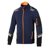 Sparco Full Zip Tech Alabama Vest - Zwart — Marineblauw