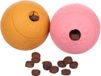 Flamingo Rhea rubberen traktatiebal voor puppy's, 8 cm