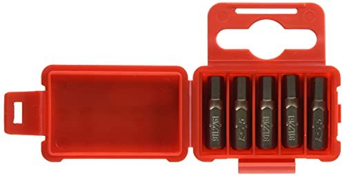 KSTools 1/4" Classic bit binnenzeskant, 25 mm 5,0 mm 5 Stuk zilver