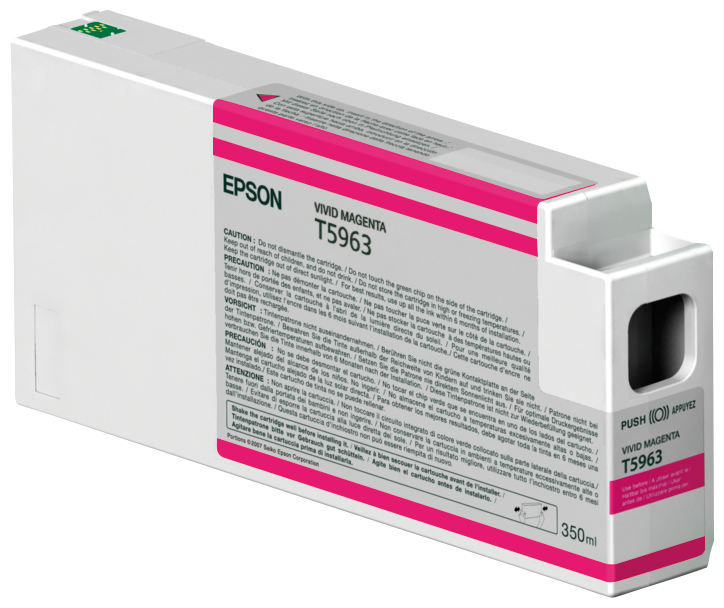 Epson inktpatroon Vivid Magenta T596300 UltraChrome HDR 350 ml single pack / Helder magenta