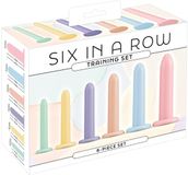 You2toys Six in a Row Dildo Training Set Roze, Blauw, Oranje, Lila, Groen, Geel