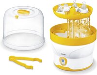 Beurer BY 76 Flessensterilisator - Elektrisch - Stoom/damp - LED display - 6 flessen - 3 jaar garantie