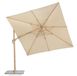 Schneider Rhodos Twist Loft 672-95 vierkant natuurlijke kleur 300 x 300 cm frame van aluminium/staal polyester canvas 24,6 kg, naturel, naturel
