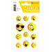 TopStick 1341 sticker happy face (55 etiketten, papier, mat) zelfklevende kleine smiley emoji etiketten voor souvenirs, cadeaus, verjaardagen, fotoalbums, beloningen, scrapbooking, decoratie, geel