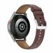 By Qubix Qubix - Luxe leren smartwatch bandje voor Garmin Venu 4 (45mm) - Donkerbruin - 22mm