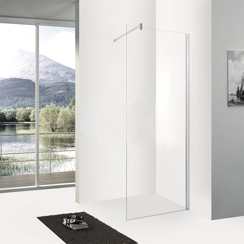 Badkamerplanet Douchewand Easy Clean Anti Kalk 120x200 cm Chroom