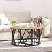 Maison Exclusive - Table basse, chêne massif, 80 x 80 x 42 cm