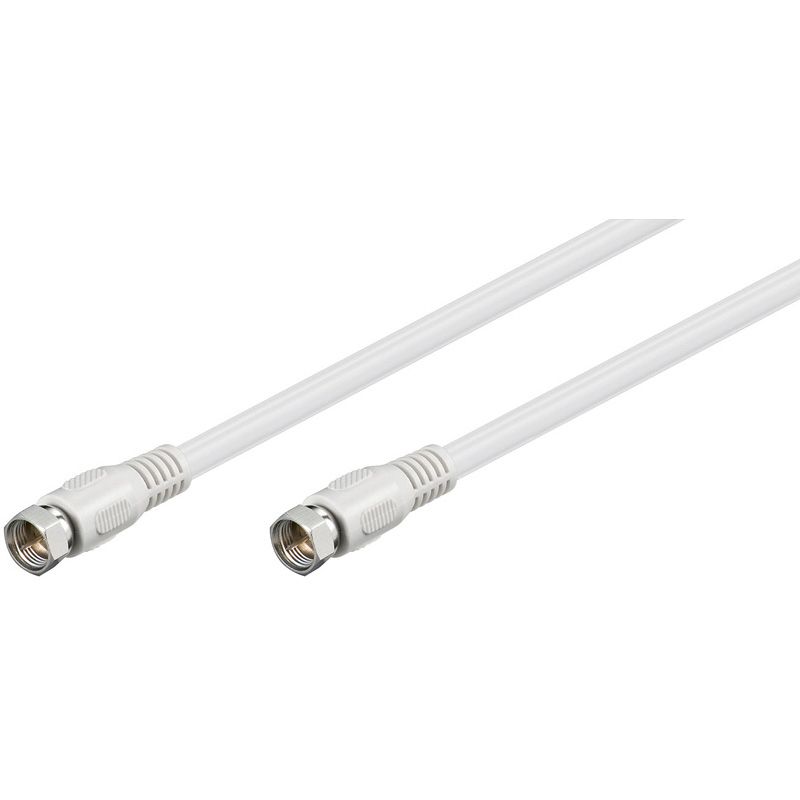 Goobay SAT Kabel - 2.5 m - Wit