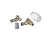Danfoss 013G6005 raccord sanitaire gris