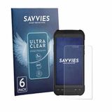Savvies Screenprotector voor Stonex S60 - Folie Beschermfolie transparant 6 Stuks