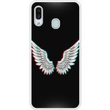 Ailes d'Ange Bedrukt siliconen hoesje compatibel met Galaxy A20