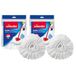 Vileda Turbo Classic tête de serpillière en microfibre, 2 pièces, Blanc