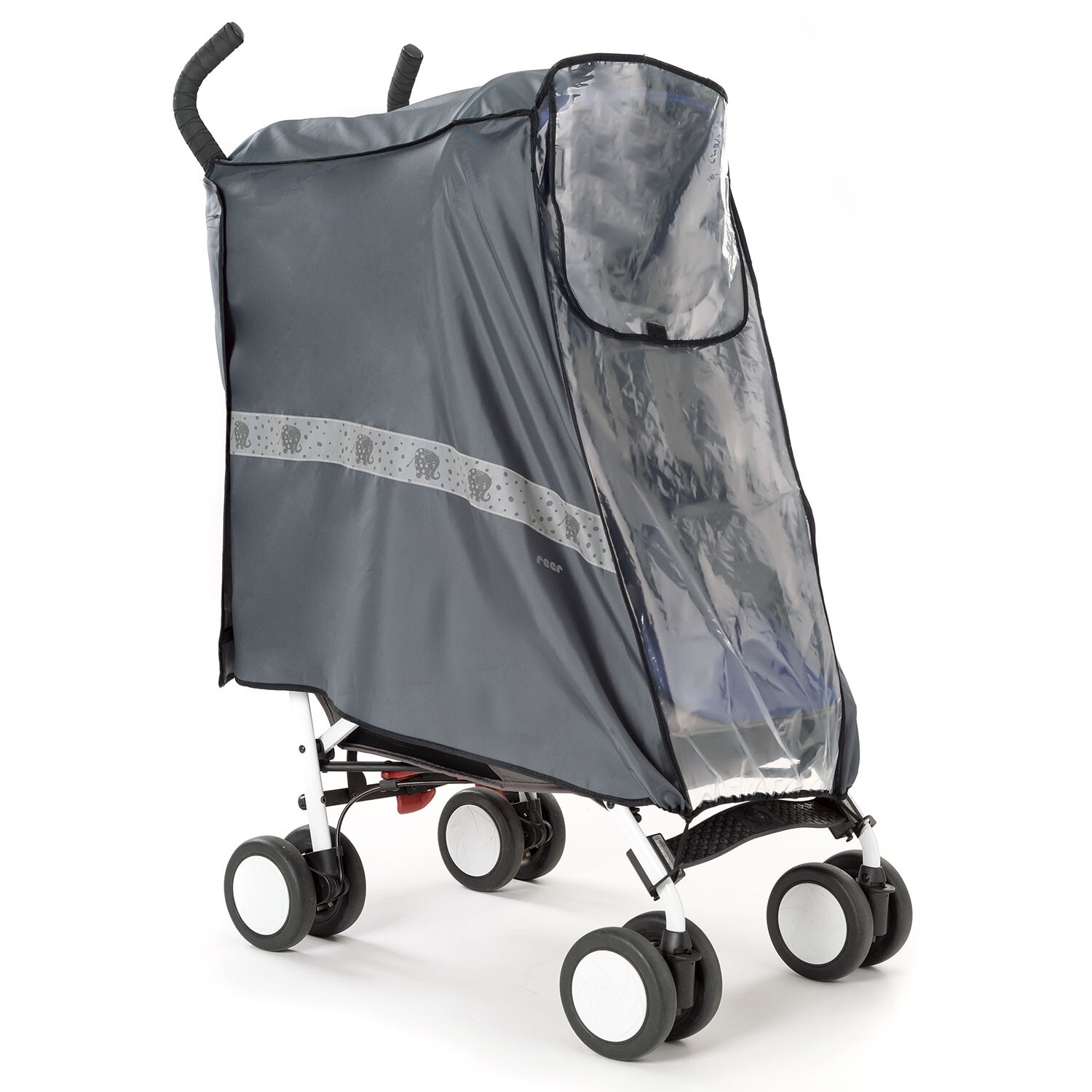 Reer DesignLine RainSafe Active rain cover for buggies and sports pushchairs antraciet