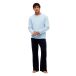 Tommy Hilfiger Pyjama long Rayé Coton/Élasthanne Homme Manches longues