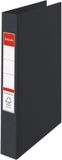 Esselte Ringband mappen/ordners - 10x - zwart - A4