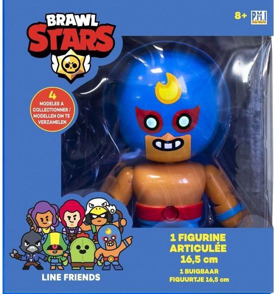 Lansay Brawl Stars El Primo - 1 Gearticuleerd Beeldje 16,5 cm