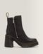 Dr. Martens Spence Sandales Bottes en cuir avec talon et fermeture éclair en noir, taille : 41