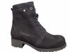 Wolky 0247910 000 Veterboots Zwart Nubuck Dames