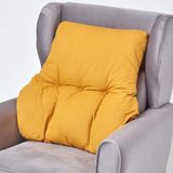 Unyqoos Coussin de dos, moutarde, 68 x 58 cm