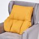 Unyqoos Coussin de dos, moutarde, 68 x 58 cm