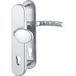 HOPPE 3894193 Veiligheidswisselgarnituur TôKYô-Ö-norm afstand 88 mm, aluminium zilver geanodiseerd, lange plaat profielcilinder voor deurdikte 67-72 mm, zonder kerntrekbeveiliging, klasse 3, 1 stuk