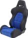AutoStyle Sportstoel 'Eco Soft' - Zwart/Blauw