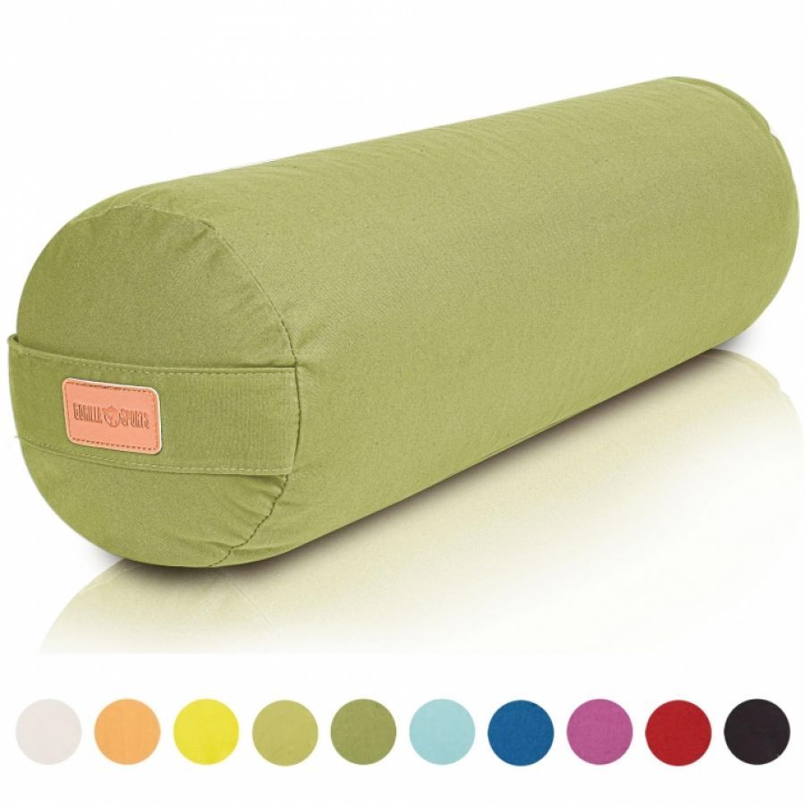 Gorilla Sports Yoga Bolster Donker groen