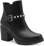 Marco Tozzi Dames Enkellaarsje 2-25425-45 001 F-breedte Zwart