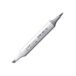 COPIC Sketch Marker type T - 0, tonergrijs nr. 0, professionele brush marker, op alcoholbasis, met een Super Brush punt en een Medium Broad punt.