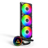 Montech LightFlow ARGB 360 Processor Alles-in-één vloeistofkoeler 12 cm Zwart