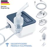 Beurer IH 16 Aerosoltoestel - Vernevelaar - Inhalator voor Volwassenen & Kinderen - Persluchttechnologie - Compact & Stil - Incl. Maskers & Accessoire-set - Medisch Apparaat - 5 Jaar Garantie