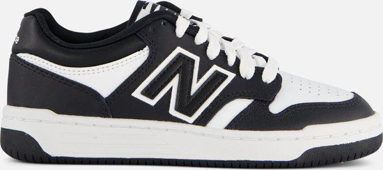 New Balance 480 Court Sneakers Zwart Leer - Maat 37