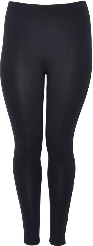 Yoek Grote maten - dames legging lang - donkerblauw