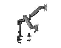 Dubbel HDWR SolidHand-AS02 Dubbel Montageframe, Monitorstandaard, 17-32 Inch
