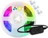 Gledopto Zigbee Bandeau Lumineux avec Mini Contrôleur USB Kit 2m Bandeau LED Rétroéclairage TV Changement de Couleur et Double Blanc ZigBee Light Link Compatible avec les Ponts ZLL Hub