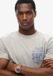 Superdry Copper Label T-shirt met grafische print op de borst Heren Ash Grey Marl S