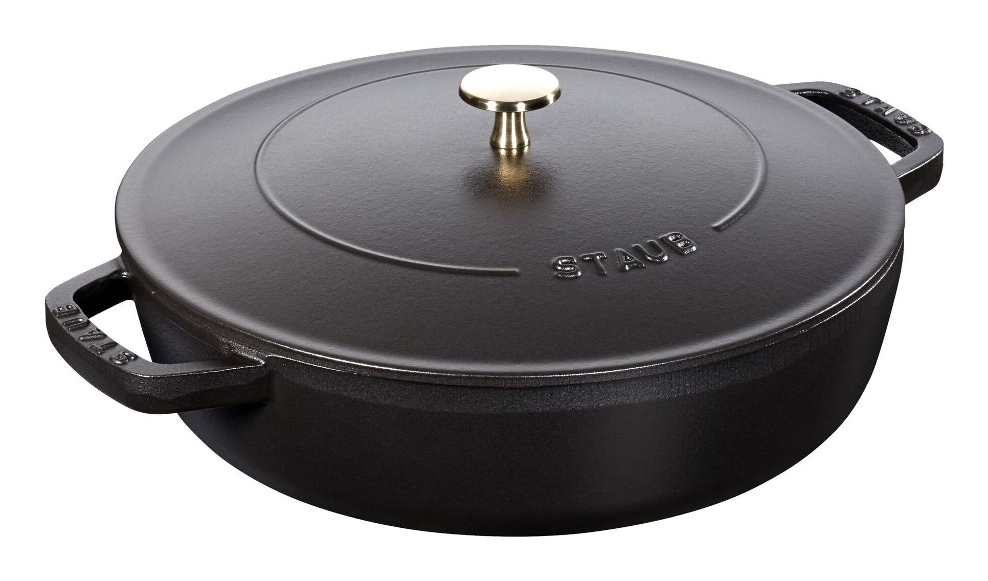 Staub Hapjespan Chistera - Zwart - 24 cm