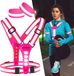Gilet de sécurité LED vélo - réfléchissant à 360 degrés - réglable - rechargeable via USB-C